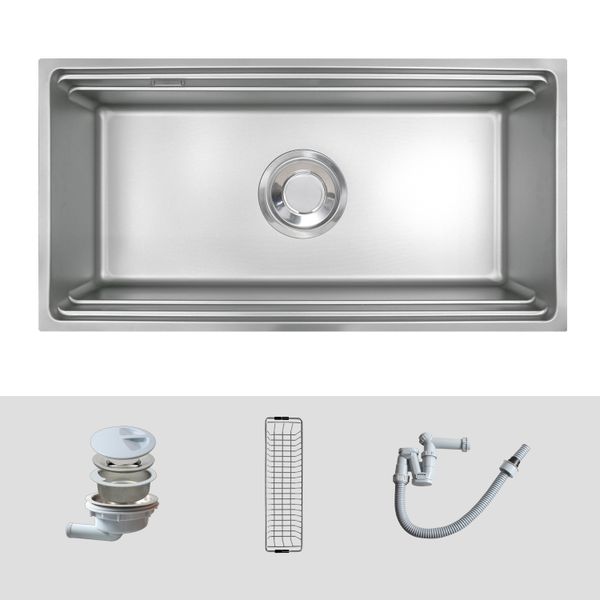 Chậu rửa bát Kluger KG8644FS Basic (Tặng vòi Kluger KLF00030S)