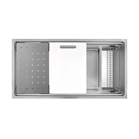 Chậu rửa bát Kluger KG8644FS Plus (Tặng vòi rửa Kluger KLF00030S)