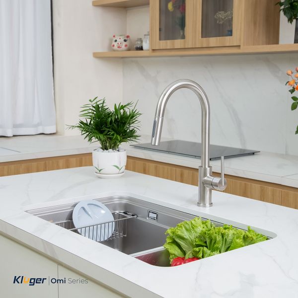 Chậu rửa bát Kluger KO7847FS Plus (Tặng vòi Kluger KLF00030S)