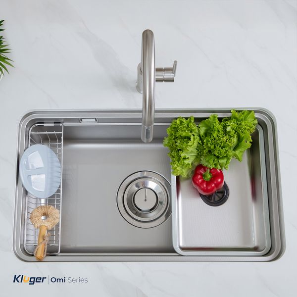 Chậu rửa bát Kluger KO7847FS Plus (Tặng vòi Kluger KLF00030S)