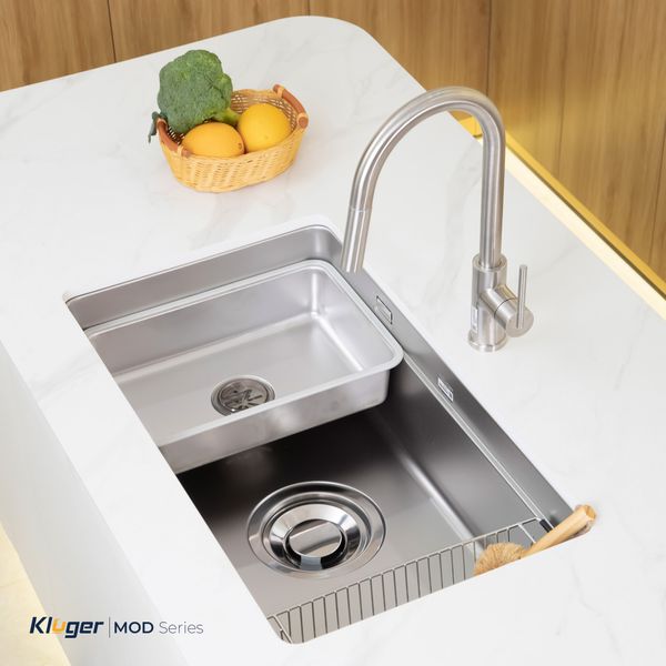 Chậu rửa bát Kluger KU7844FS Plus (Tặng vòi Kluger KLF00030S)