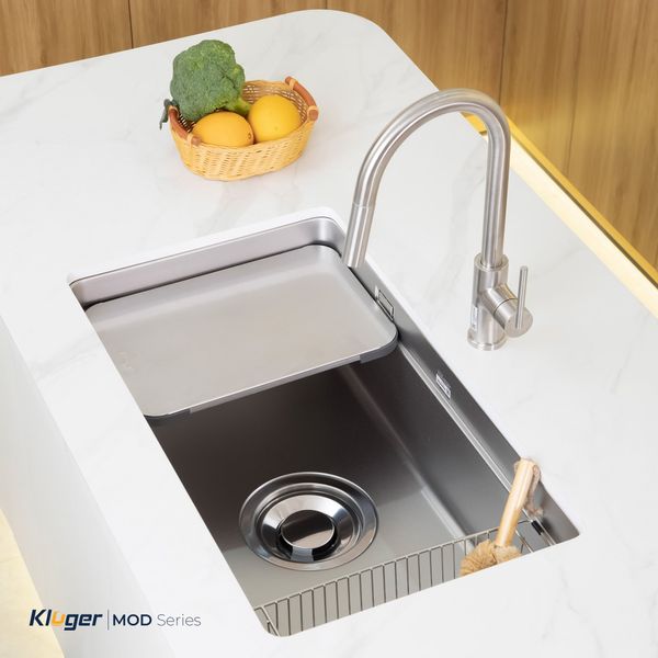 Chậu rửa bát Kluger KU7844FS Plus (Tặng vòi Kluger KLF00030S)