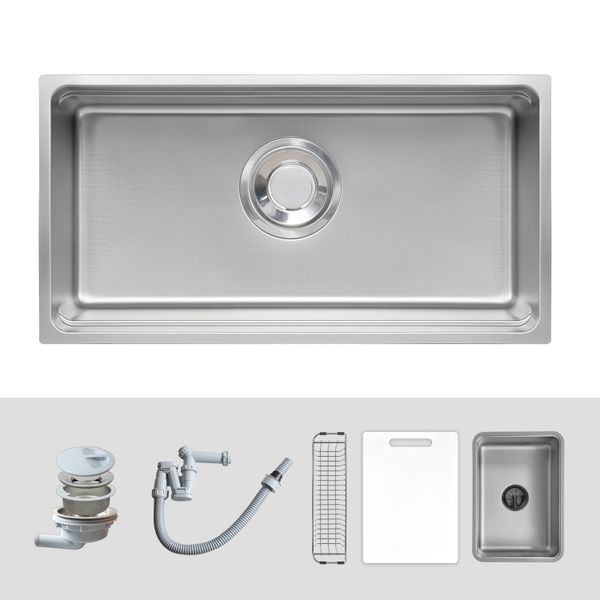 Chậu rửa bát Kluger KU8844FS Plus (Tặng vòi Kluger KLF00030S)