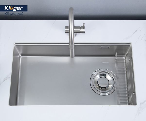 Chậu rửa bát Kluger KY7545SL Plus (Tặng vòi Kluger KLF00030S)
