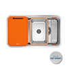 Chậu rửa bát âm Konox Tari Smart 8047 Tặng bộ dao 7 món Gouter