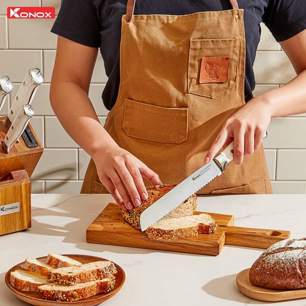 Bộ dao làm bếp cao cấp 7 món Konox Gouter