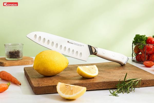 Bộ dao làm bếp 5 món cao cấp Konox Haper Grey