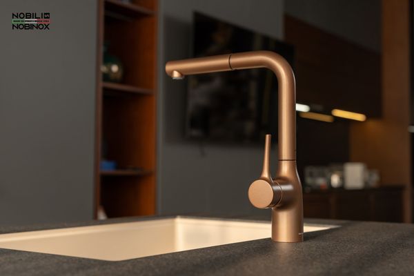 Vòi rửa bát dây rút Nobili Mania NB217B