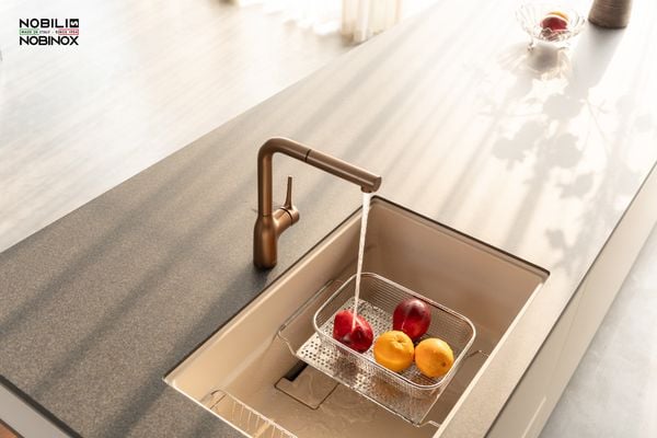 Vòi rửa bát dây rút Nobili Mania NB217B