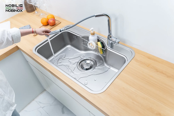 Chậu rửa bát âm NOBINOX ROSA NN975D