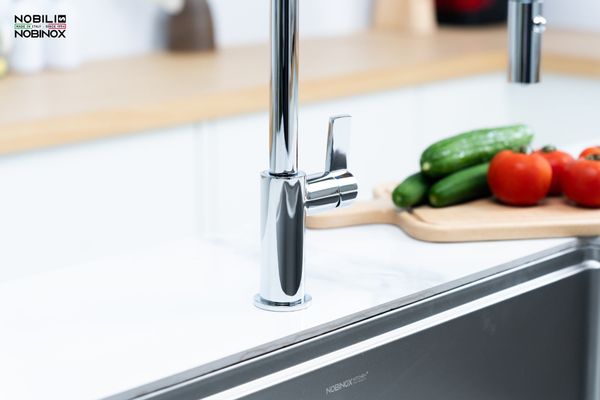 Vòi rửa bát dây rút Nobili FLAG NB205