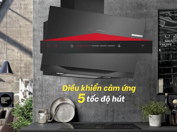 Hút mùi áp tường Bosch DWK91LT60 Serie 8