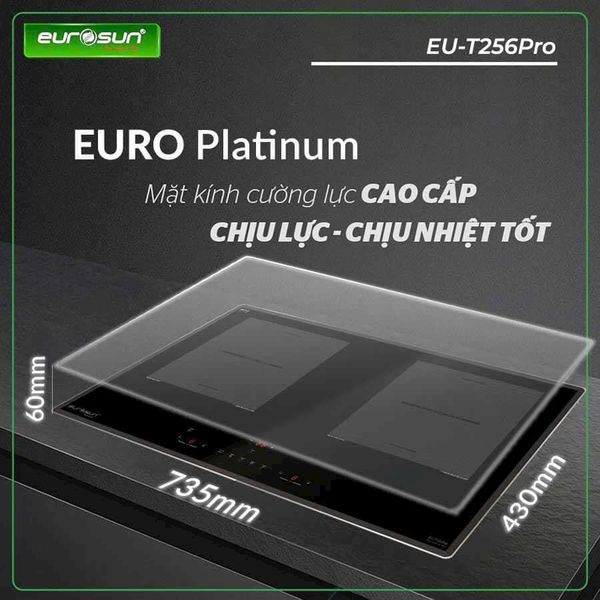 Bếp từ 2 vùng nấu Eurosun EU-T256Pro