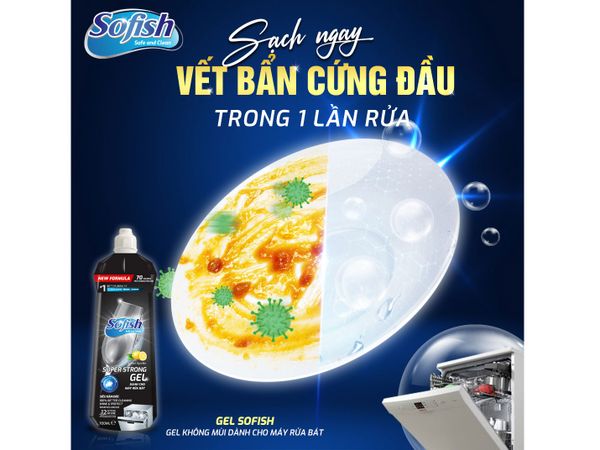 Gel rửa bát Sofish 700ml