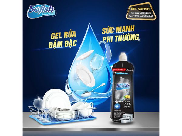 Gel rửa bát Sofish 700ml