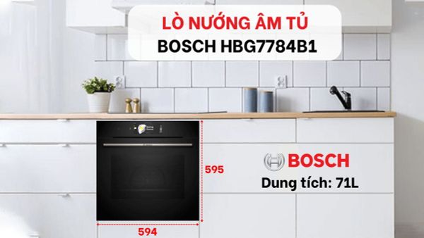 Lò Nướng Âm Tủ Bosch HBG7784B1 Series 8