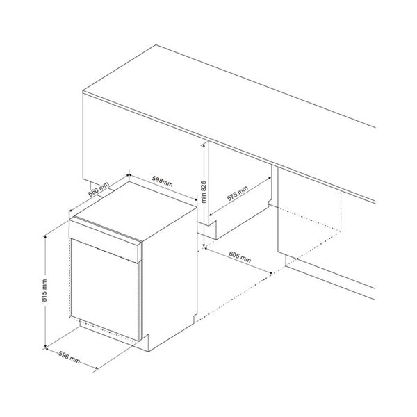 Máy rửa chén âm tủ Malloca MDW147713AD