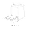 Máy rửa bát độc lập Malloca MDW155035TD