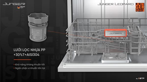 Máy rửa bát độc lập Junger Leopard DWJ-060