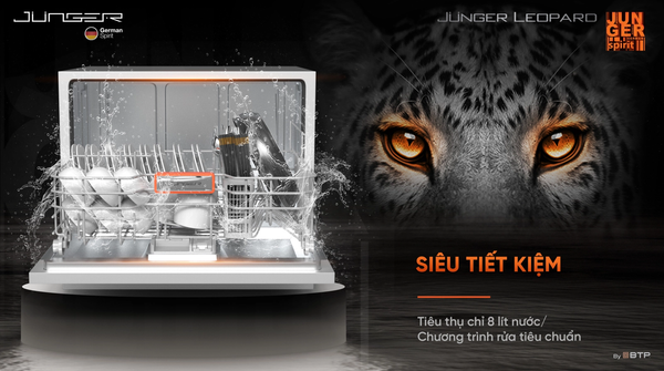 Máy rửa bát độc lập Junger Leopard DWJ-060