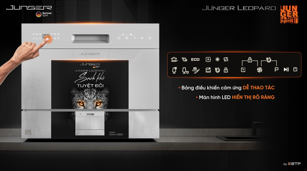 Máy rửa bát độc lập Junger Leopard DWJ-060