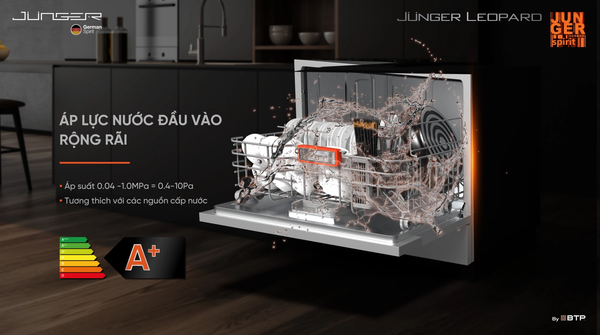 Máy rửa bát độc lập Junger Leopard DWJ-060