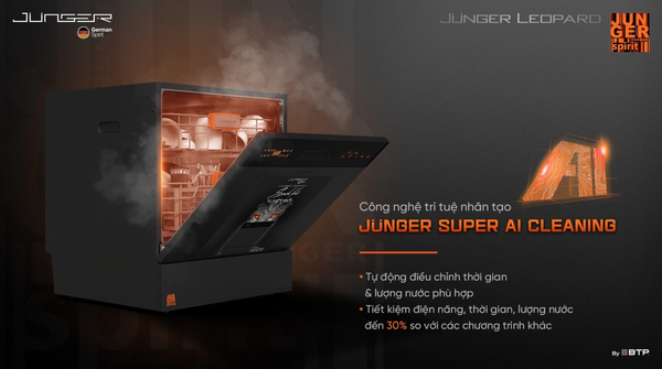 Máy Rửa Bát Junger Leopard DWJ-136-VG