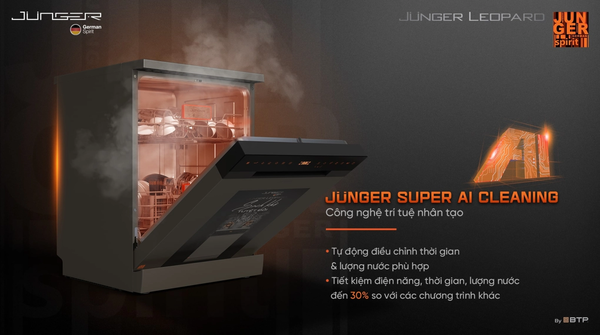 Máy Rửa Bát Junger Leopard DWJ-163-MS