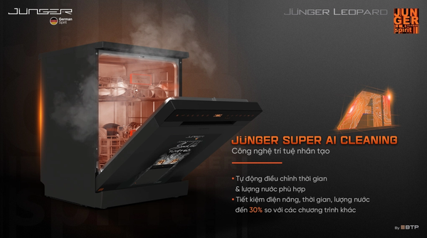 Máy Rửa Bát Junger Leopard DWJ-183-VG
