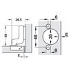 BẢN LỀ DIY INOX HAFELE LỌT 315.07.115