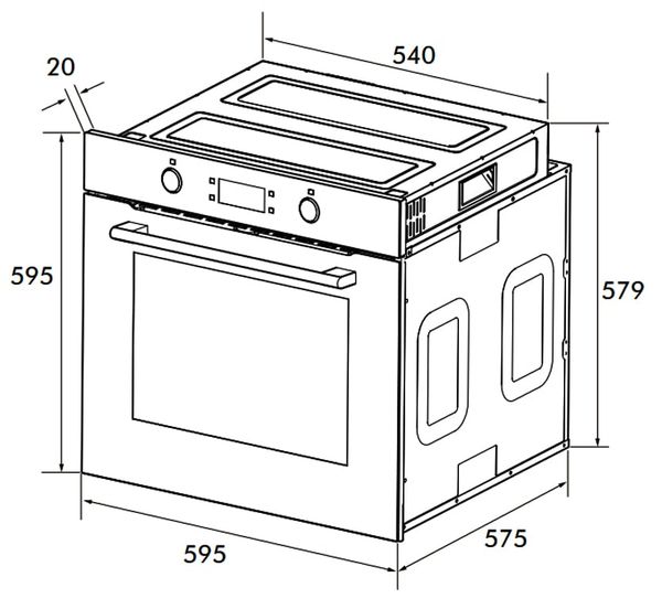 Lò nướng âm tủ Kocher KOEU-71S13F