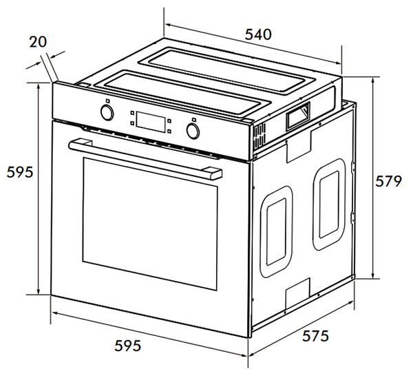 Lò nướng âm tủ Kocher KOEU-68S08F