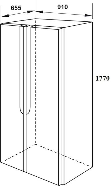 Tủ Lạnh Side By Side HF-SB5321FB Hafele 534.14.021