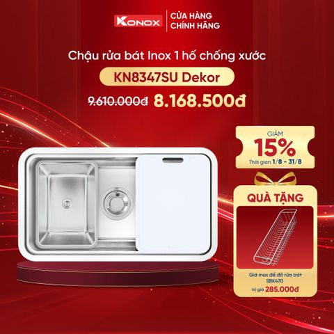 Chậu rửa bát âm Konox KN8347SU Dekor