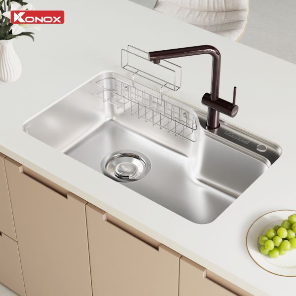 Chậu rửa bát bề mặt mịn Konox Tari 8050SM