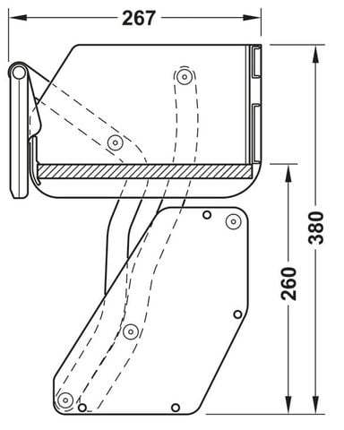 GIÁ GIA VỊ NÂNG HẠ HAFELE 700MM 504.68.374