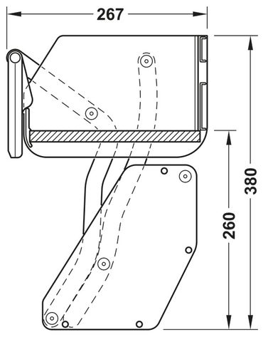 GIÁ GIA VỊ NÂNG HẠ HAFELE 600MM 504.68.372
