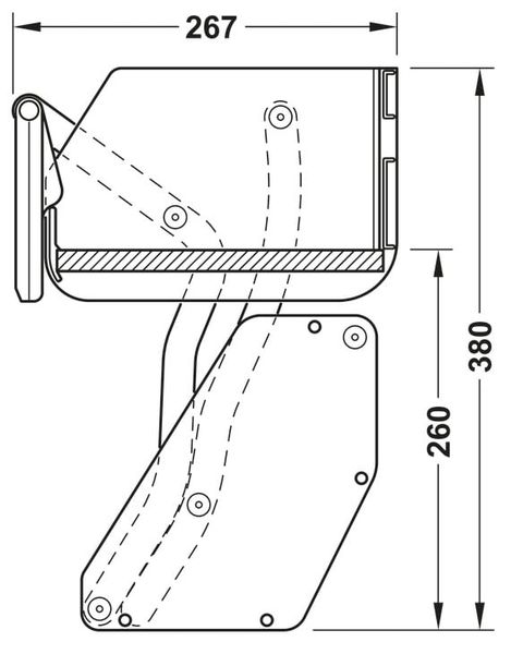 GIÁ GIA VỊ NÂNG HẠ HAFELE 800MM 504.68.376