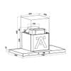 Hút mùi áp tường Hafele HC-H706WB 533.87.378