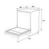 Máy rửa bát âm tủ Hafele HDW-B6054B 538.21.362