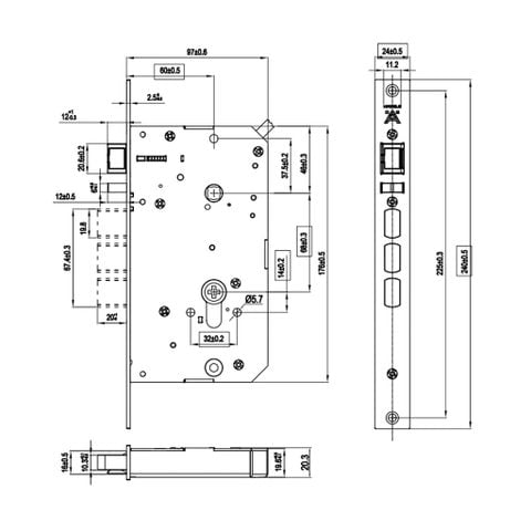 Khóa Điện Tử Horizon PP2501W Hafele 499.21.224