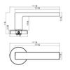 BỘ KHÓA CỬA DIY HAFELE SET E 499.63.633