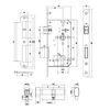 BỘ KHÓA CỬA DIY HAFELE SET C 499.63.616