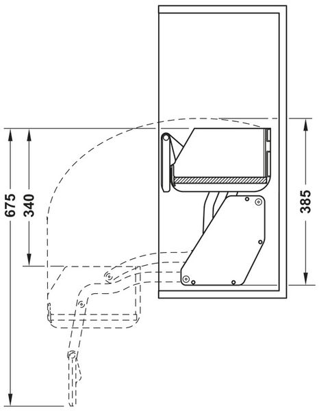 GIÁ GIA VỊ NÂNG HẠ HAFELE 700MM 504.68.374