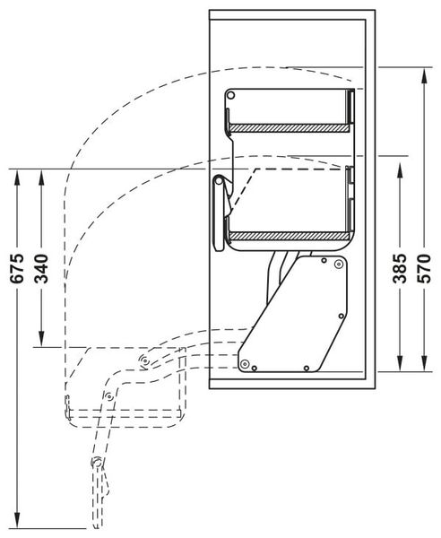 GIÁ GIA VỊ NÂNG HẠ HAFELE 900MM 504.68.379