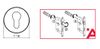BỘ KHÓA CỬA DIY HAFELE SET C 499.63.617