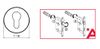 BỘ KHÓA CỬA DIY HAFELE SET C 499.63.619