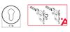 BỘ KHÓA CỬA DIY HAFELE SET D 499.63.625