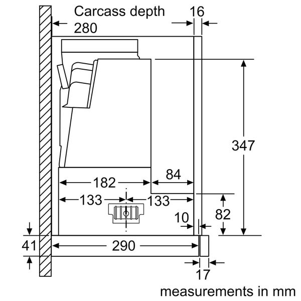 Hút mùi âm tủ Bosch DFS097A51B Serie 4