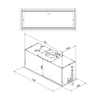 Máy hút mùi âm tủ Malloca Line Light K750B